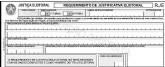 Formulário para usar no dia da eleição/Divulgação